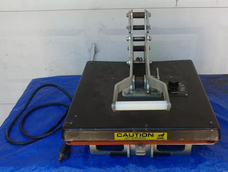 Hix Presto 15 Hand Timer Heat Press Machine 15" x 15". for sale in