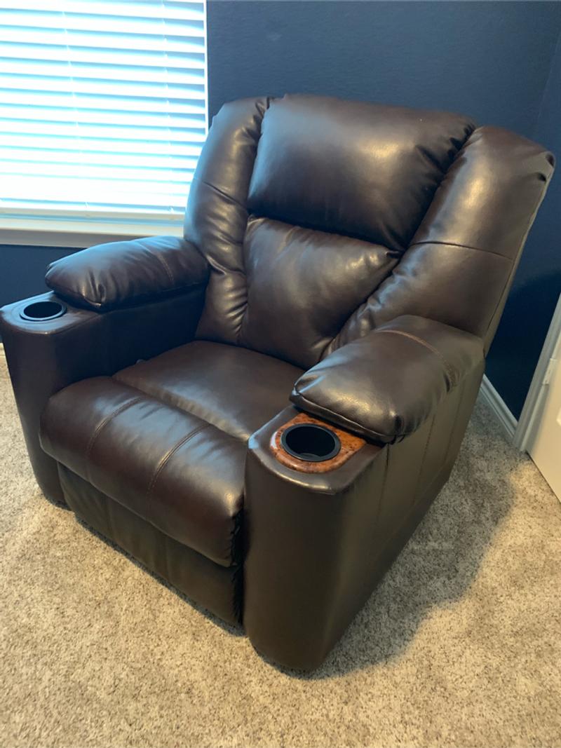 Brown Leather Recliner for sale in Fort Worth, TX 5miles Buy and Sell