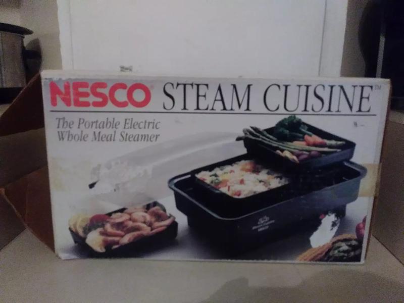 Nesco Steam Cuisine 3 In 1 Electric Meal Steamer for