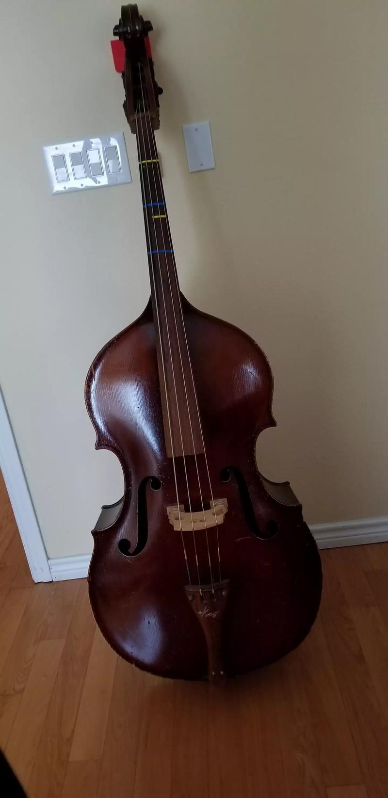 1962 Genuine 1/4 String Kay M3 Upright (Double) Bass 20 for sale in