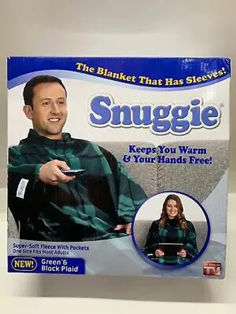 Brand new New Snuggie Soft Fleece Blanket with Sleeves And Pockets