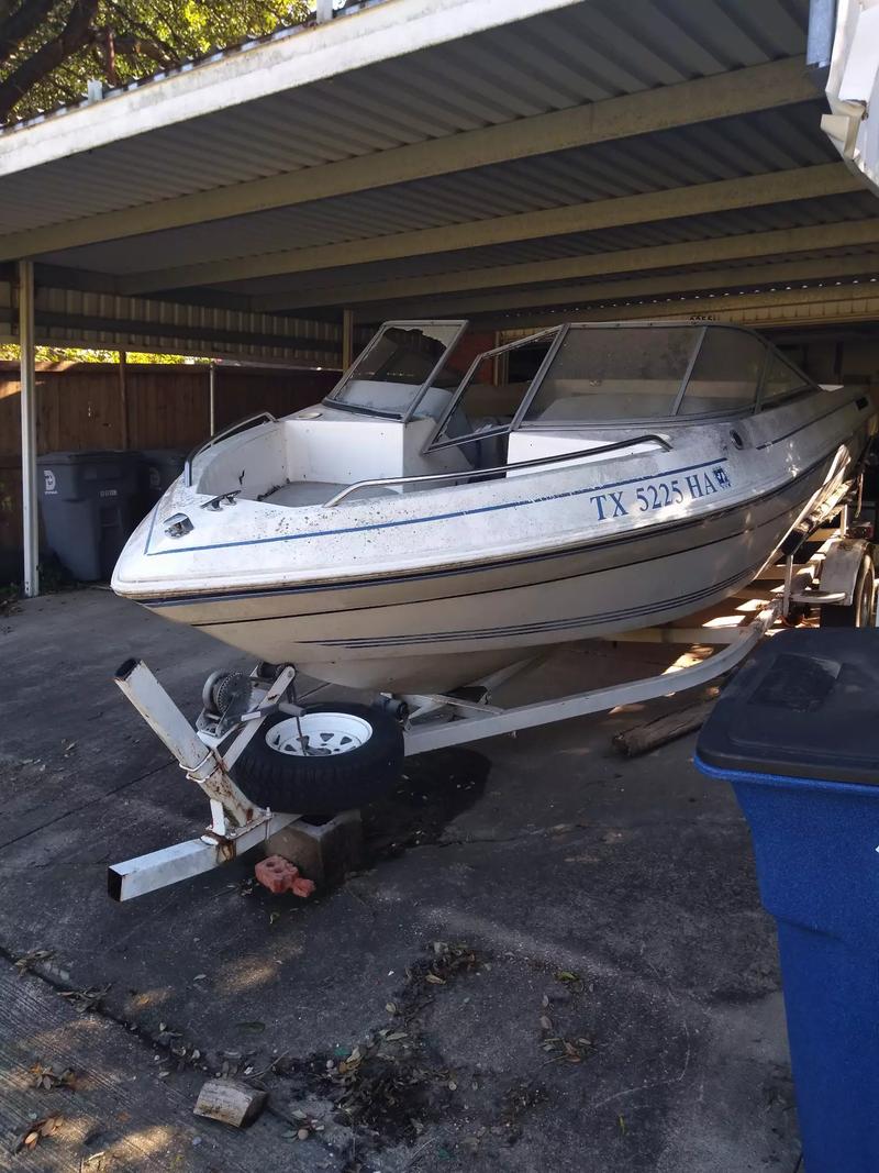 Free Boat and Trailer no motor no title please come pick this up as