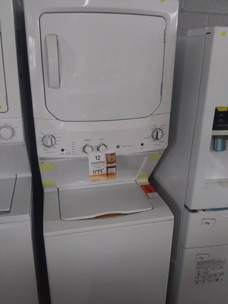 GE Stackable Unit Washer/Dryer Electric. Take it home today 39 down