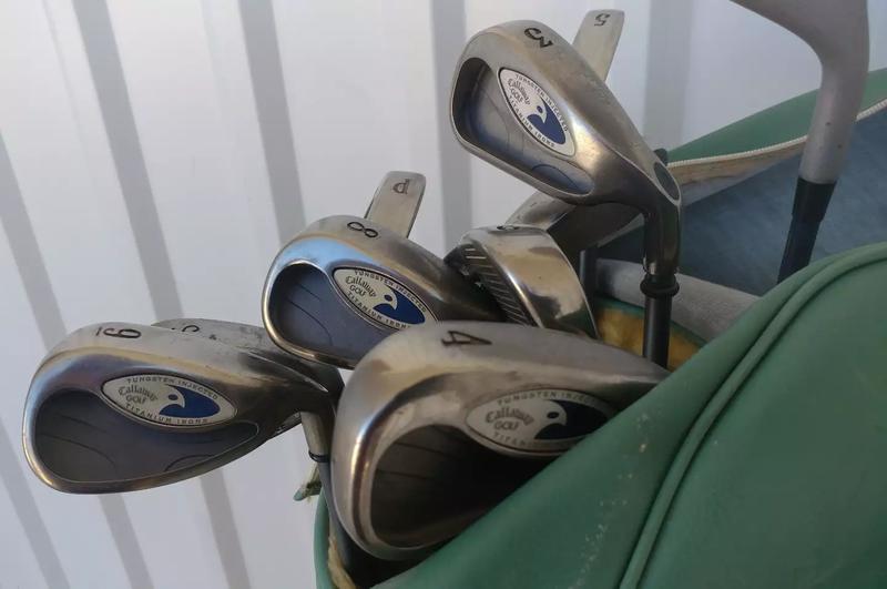 Vintage Callaway Tungsten Injected Titanium Iron Golf Clubs for sale in