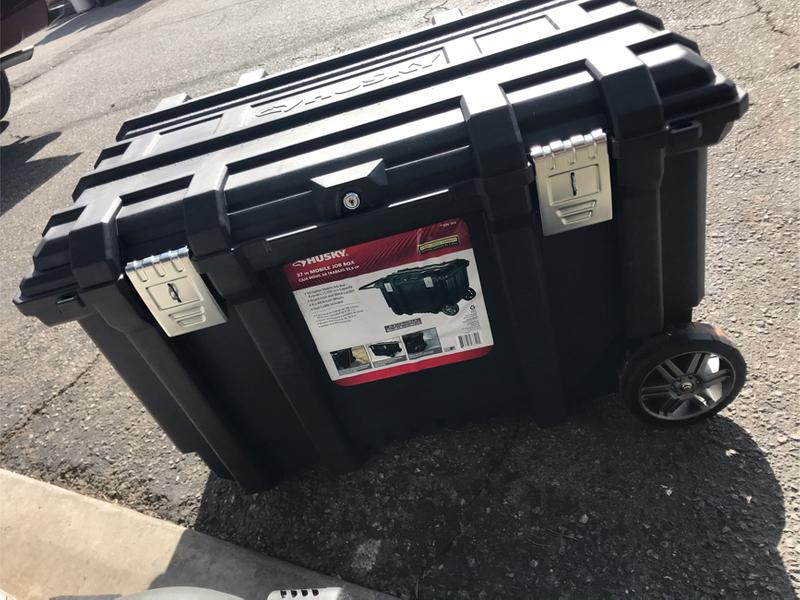 Husky 37 in. Rolling Tool Box Utility Cart Black for sale in Temple