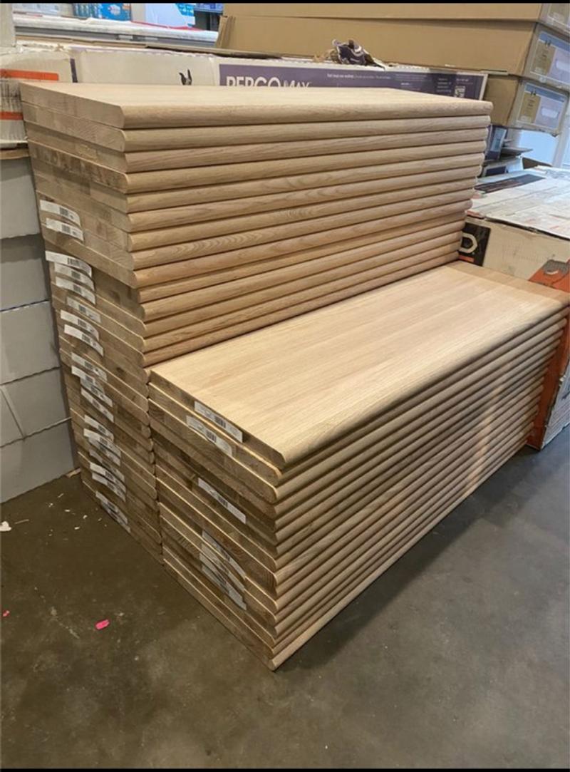 36 in. x 111/2 in. Unfinished Solid Red Oak Stair Tread for sale in Houston, TX 5miles Buy