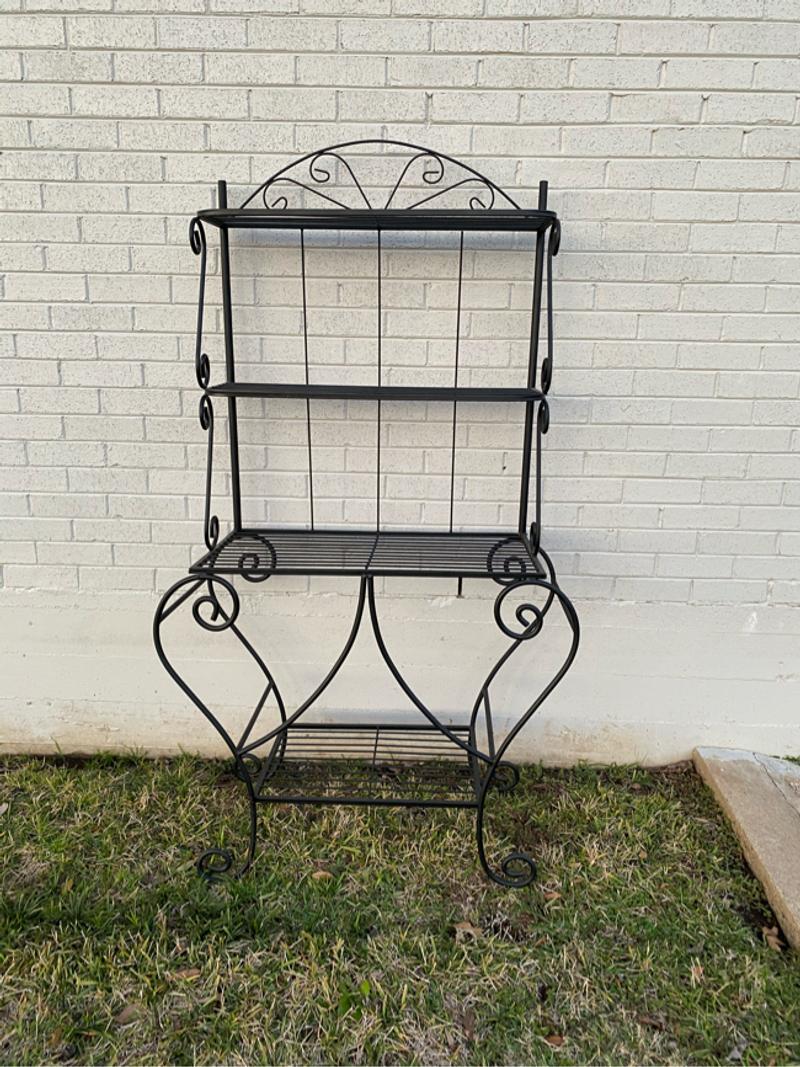 Wrought Iron Bakers Rack for sale in Cleburne, TX 5miles Buy and Sell