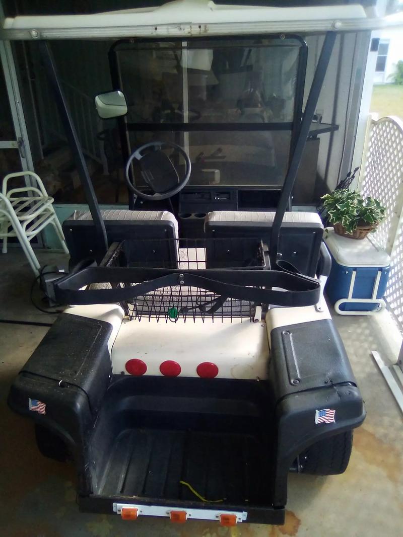 EZGo golf cart. needs batteries.still has old ones in it moving. must