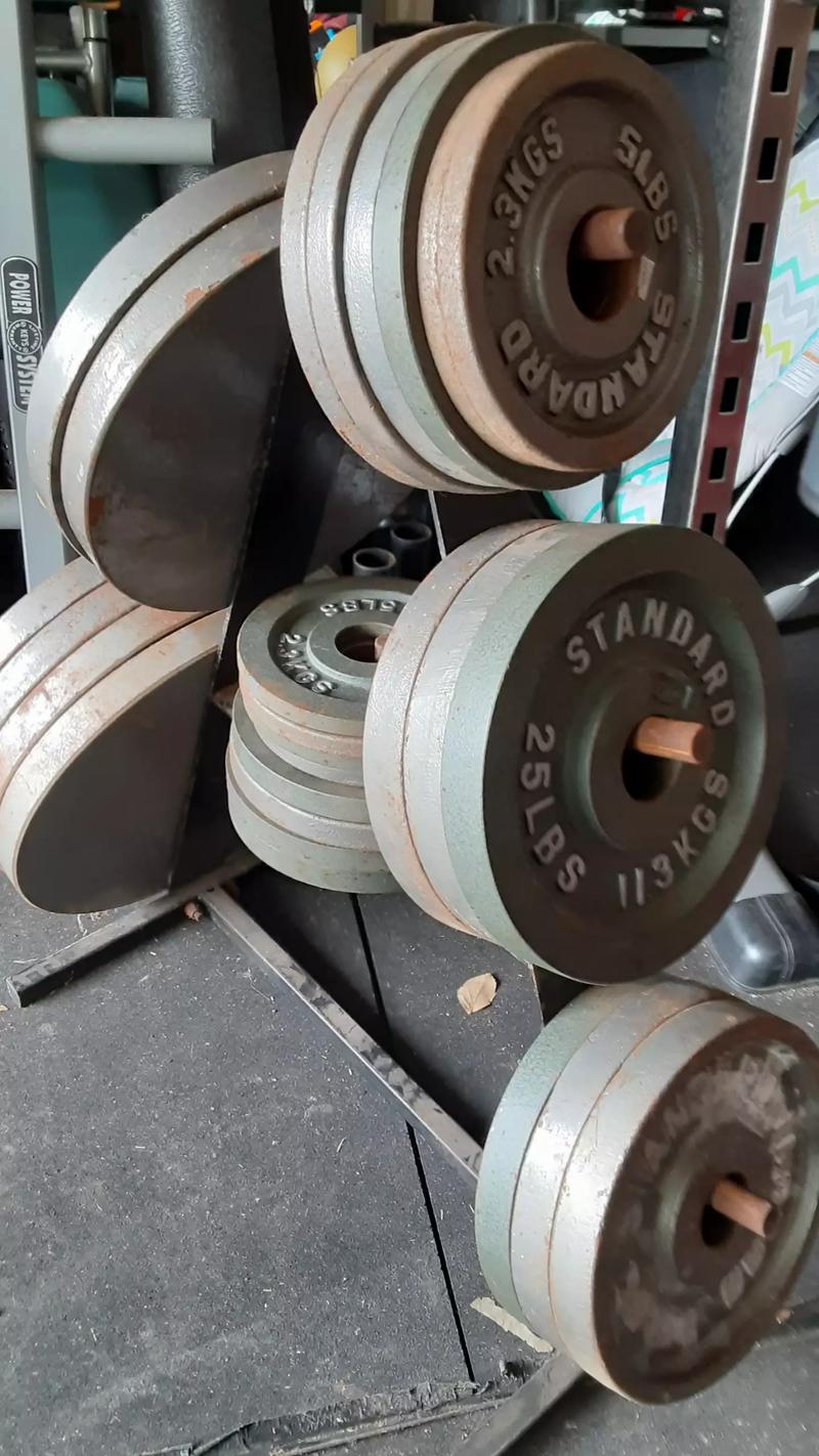 Weight plates 1.80 a pound for sale in Fort Worth, TX 5miles Buy