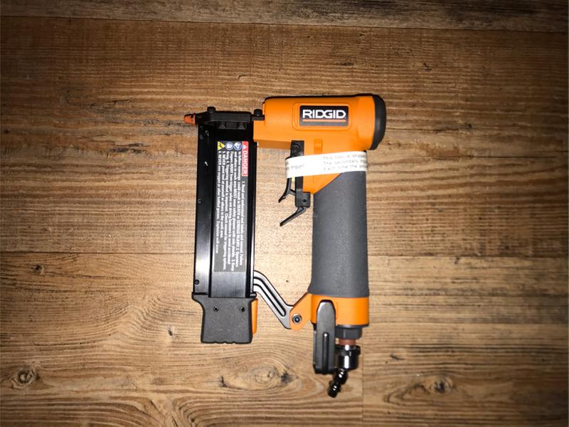 Ridgid 23 gauge 13/8 headless pinner nail gun for sale in Fort Worth