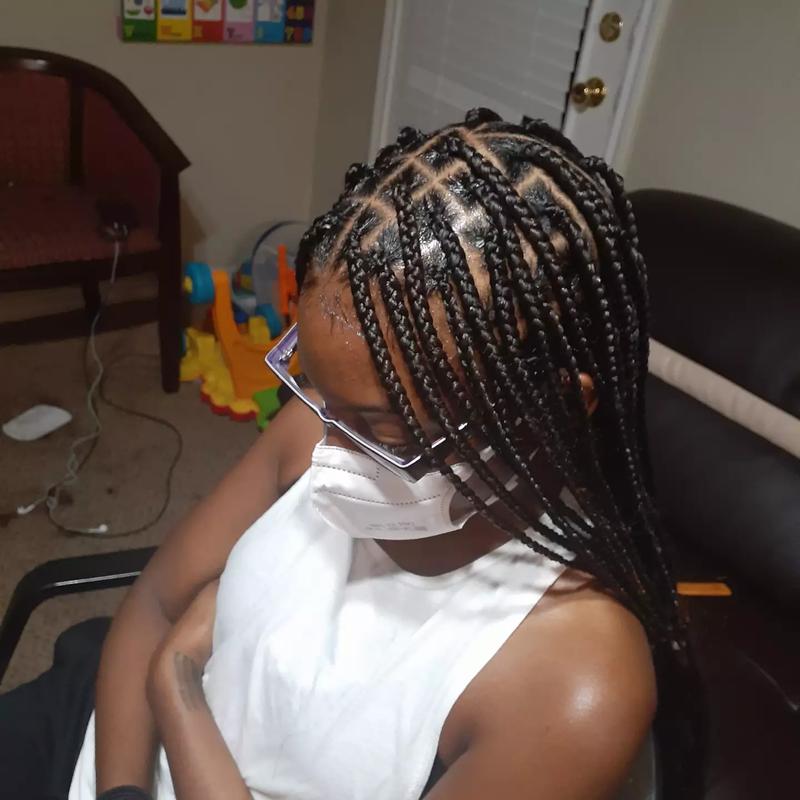 Box braids.....80, Knotless braids...100 Special for sale in Houston