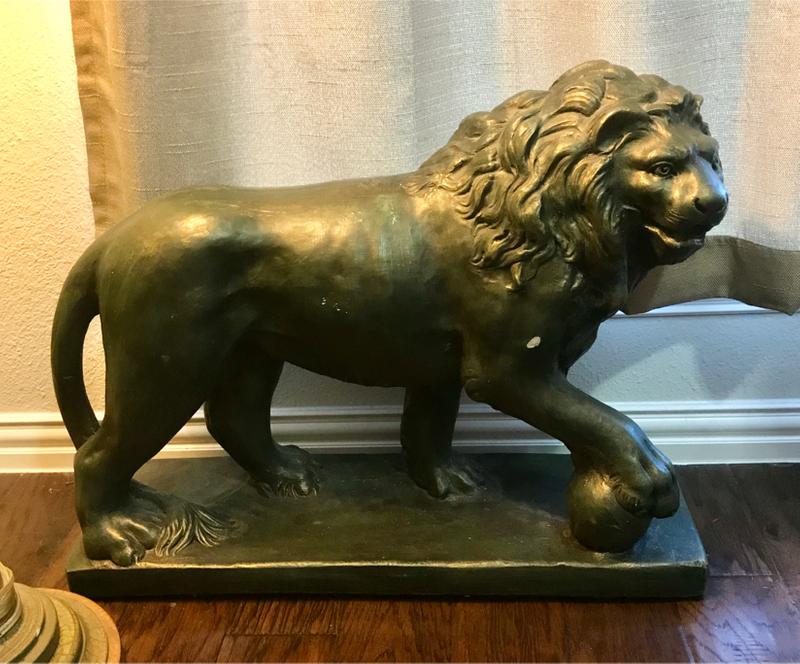Cement Lion Statue for sale in Frisco, TX 5miles Buy and Sell