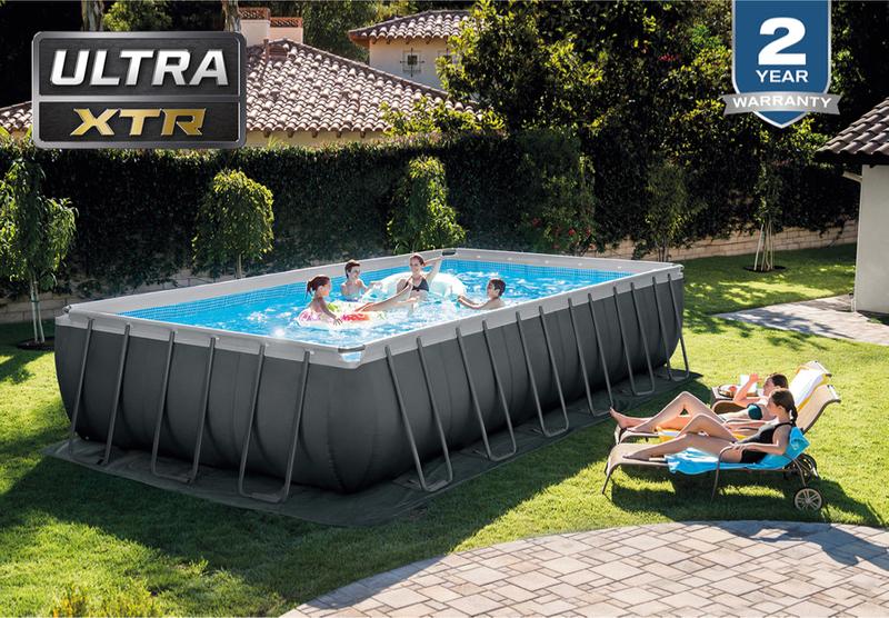 Intex 24ft X 12ft X 52in Ultra XTR Rectangular Pool Set