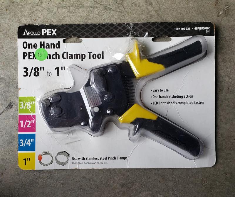 Apollo Pex One Hand Pex Pinch Clamp Tool 3/81" for sale in Hawaiian Gardens, CA 5miles Buy