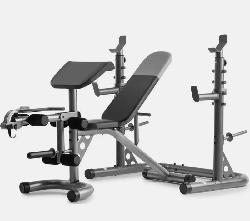 Weider XRS 20 Olympic Workout Bench & Independent Squat Rack and