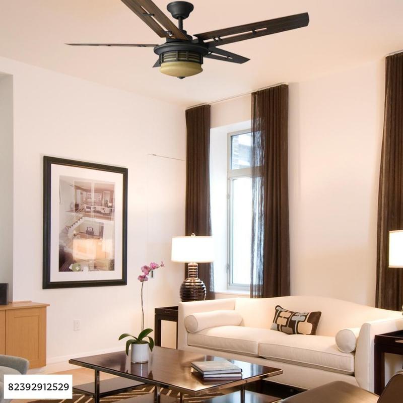 Hampton Bay Pendleton 52 in. LED Indoor Oil Rubbed Bronze Ceiling Fan with Light for sale in