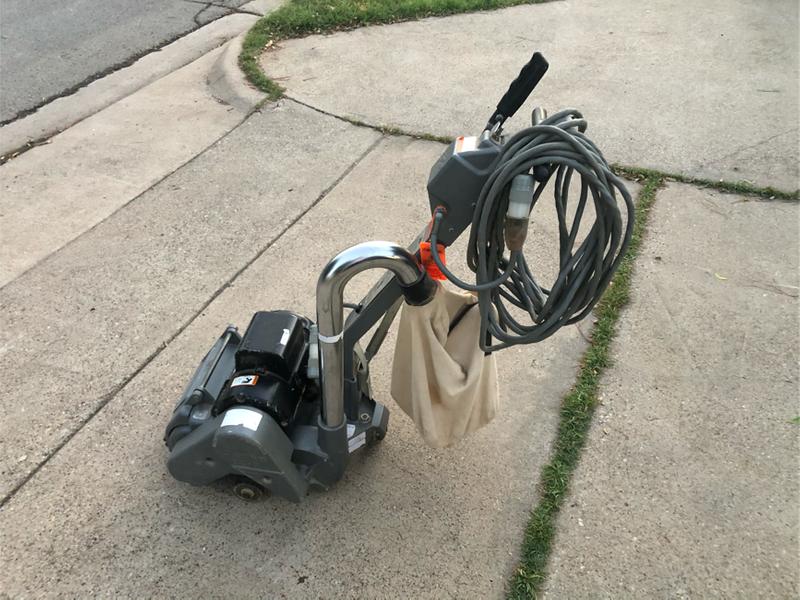 Clarke Alto EZ-8 floor drum sander 