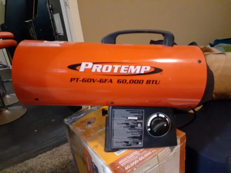 Protemp 60000 BTU portable propane heater for sale in Dallas, TX