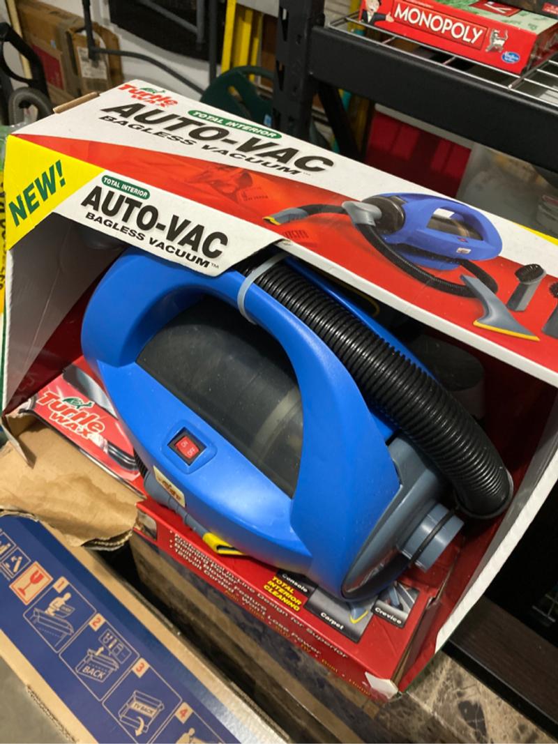 Turtle Wax, AutoVac Bagless Vacuum. Brand new still in the box