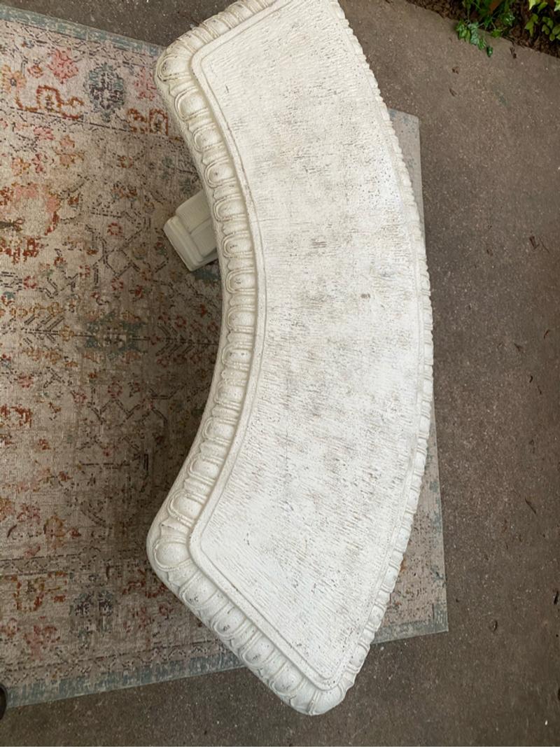 Giant White Concrete Bench for sale in Fort Worth, TX 5miles Buy and Sell