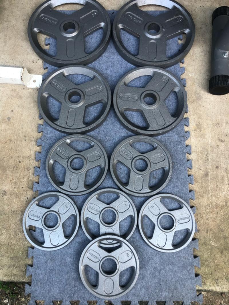 WEIDER OLYMPIC WEIGHT SET 240 for sale in Galena Park, TX 5miles