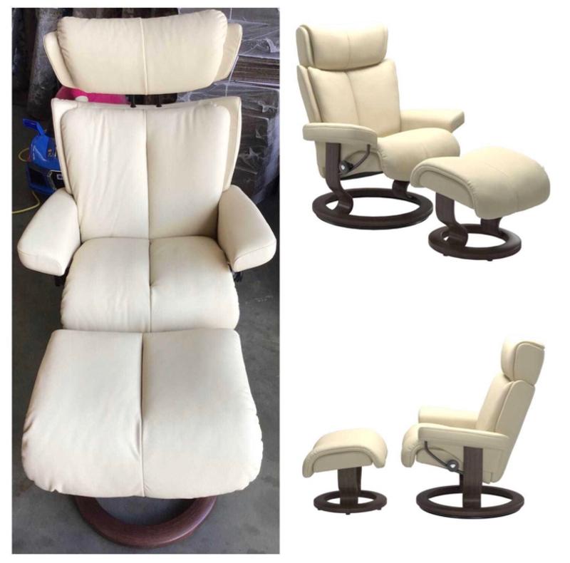 Stressless Magic recliner, vanilla **REDUCED PRICE ** for sale in Stafford, TX 5miles Buy and