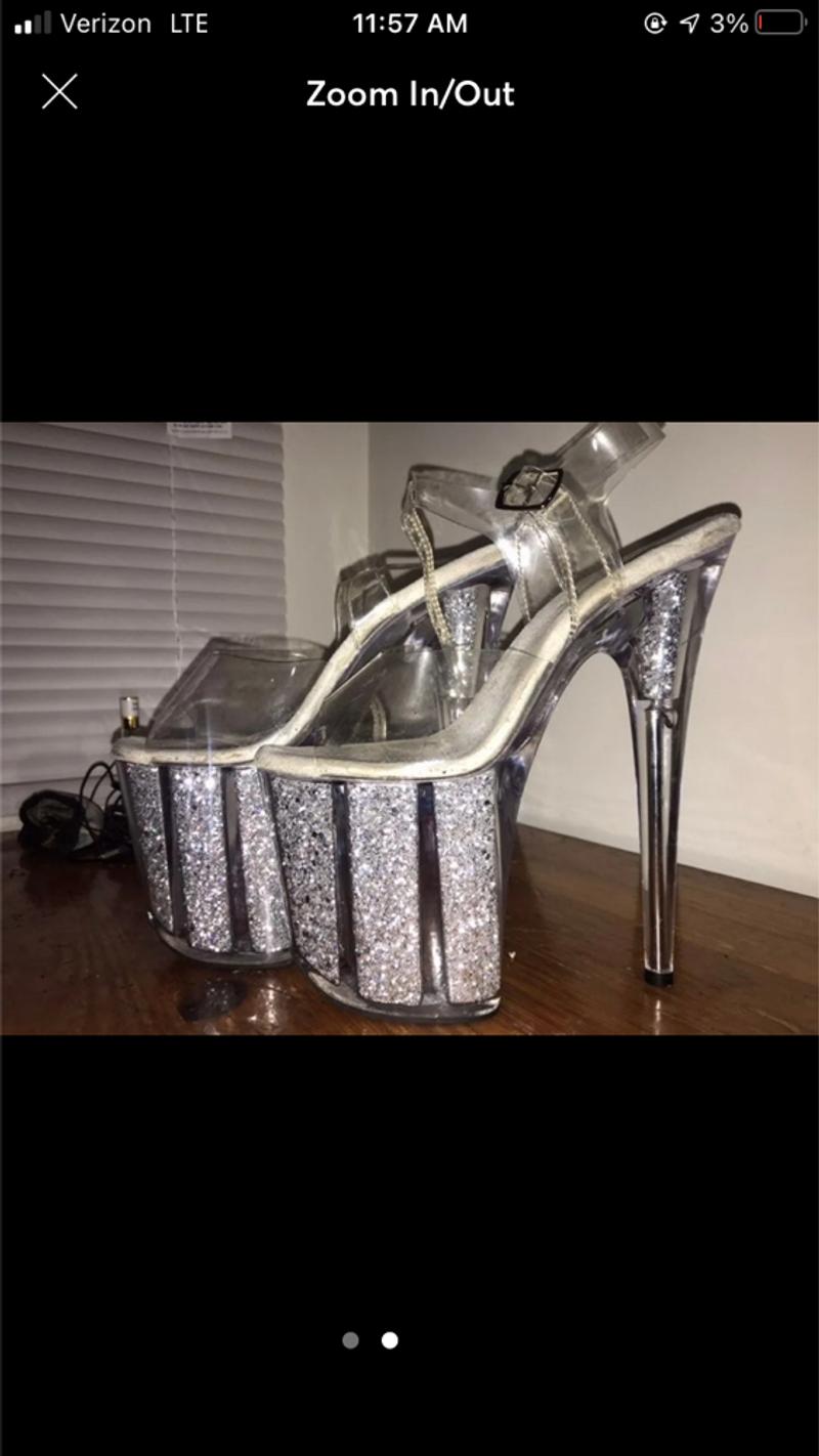 Sparkly Stripper Heels for sale in 