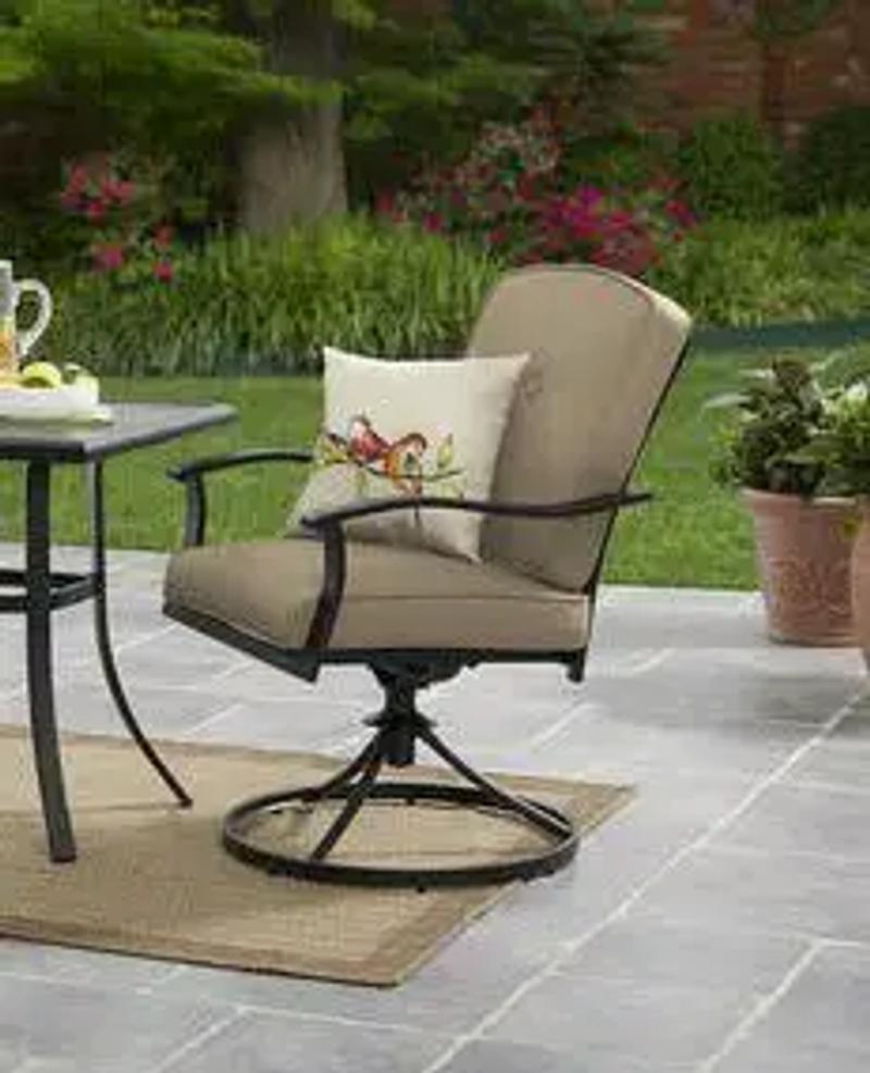 Mainstays Belden Park 2Piece Outdoor Bistro Chairs Set for Patio and