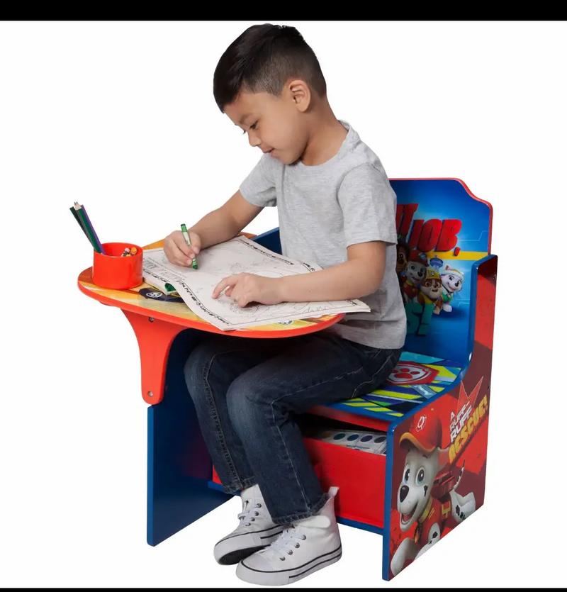 Nick Jr. PAW Patrol Chair Desk with Storage Bin by Delta Children for