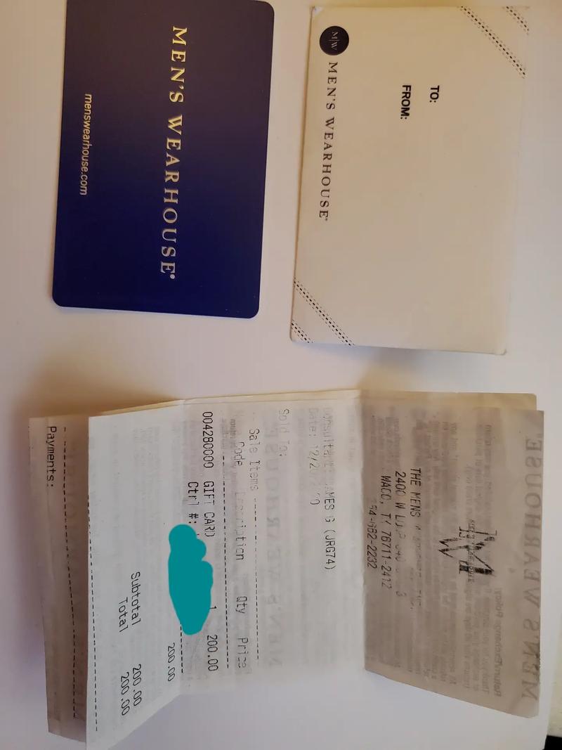 Men's Wearhouse 200 Gift Card for sale in Waco, TX 5miles Buy and Sell