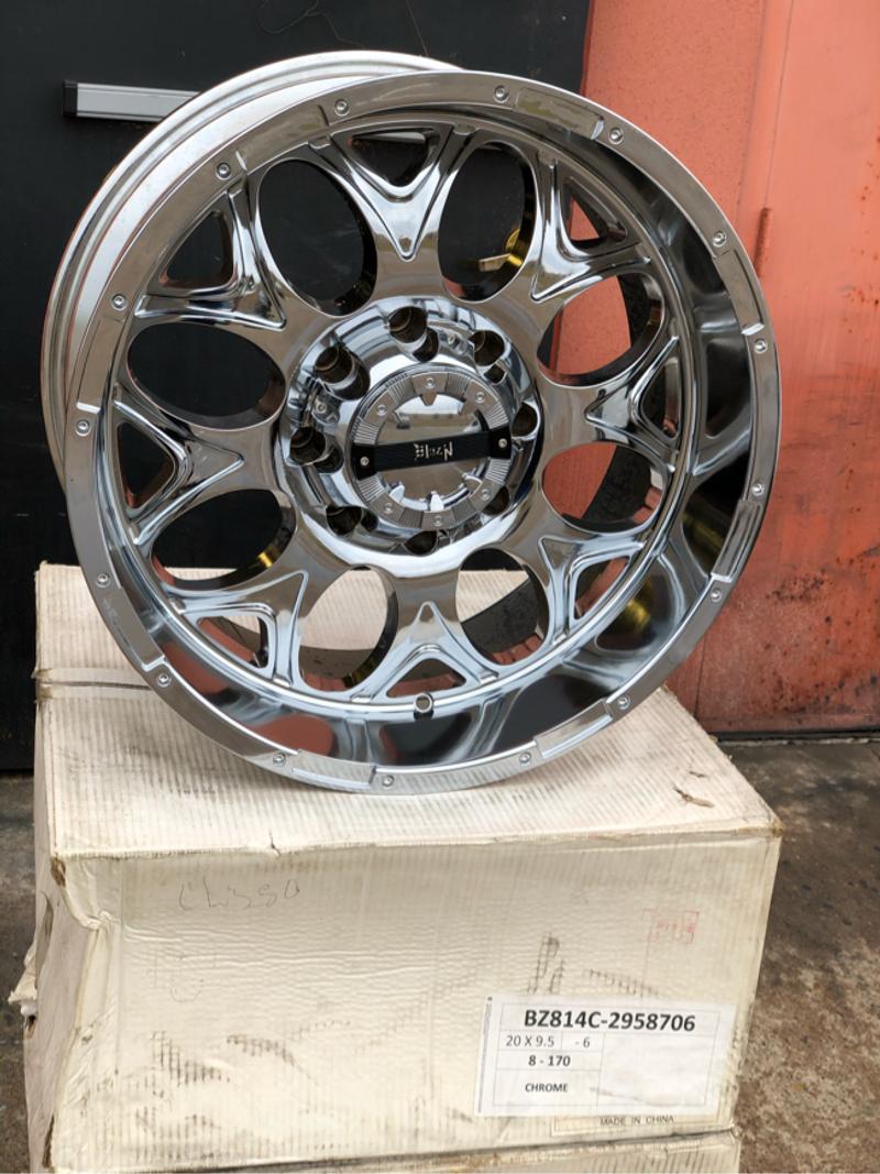 ford bolt pattern 5 lug on Ford F 250 F 350 Rims Wheels 20 Inch Chrome Trucks 8 Lug Bolt Pattern 170 Mm Set For Sale In Dallas Tx 5miles Buy And Sell