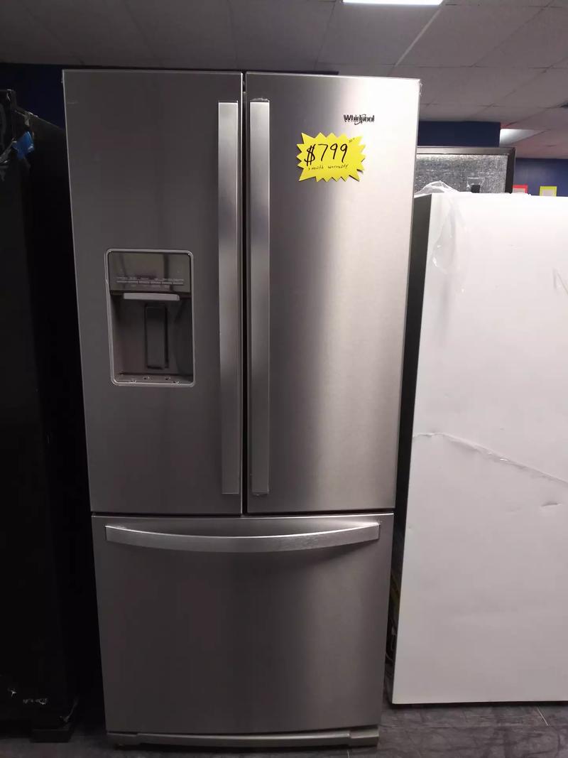 Whirlpool stainless steel 30" french door refrigerator for sale in