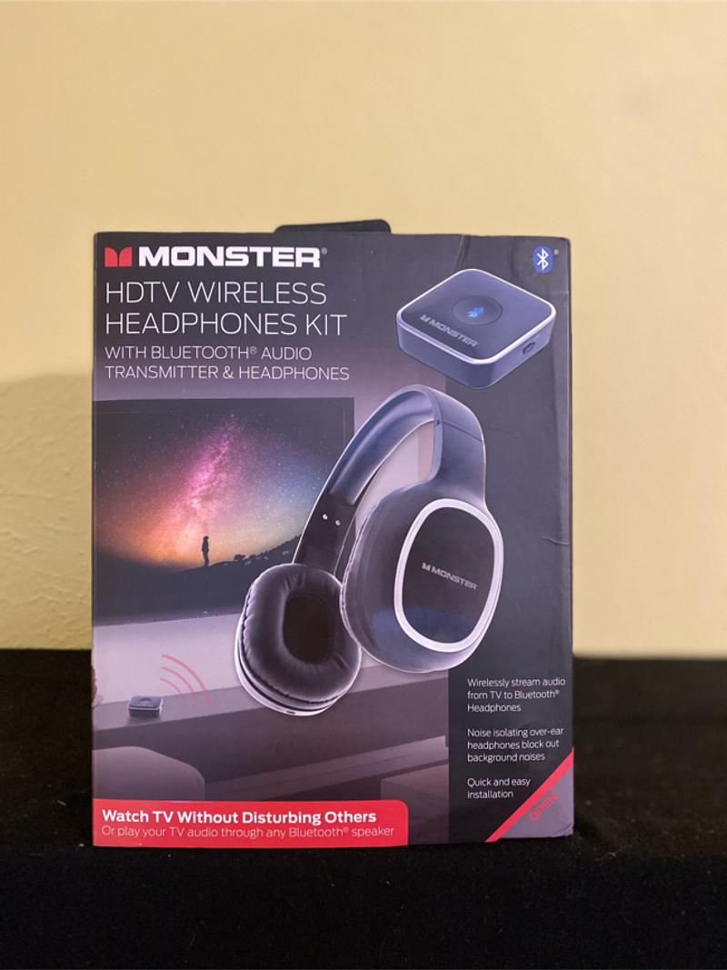 Monster HDTV Wireless Headphone Kit with Bluetooth Transmitter for sale