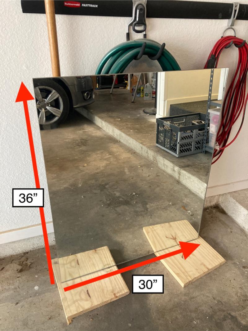 Three 36 inch tall frameless mirrors for sale in Dallas, TX 5miles Buy and Sell