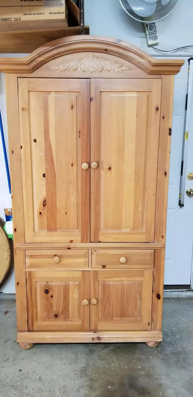 Broyhill Fontana TV Armoire (Pine) for sale in North Richland Hills, TX