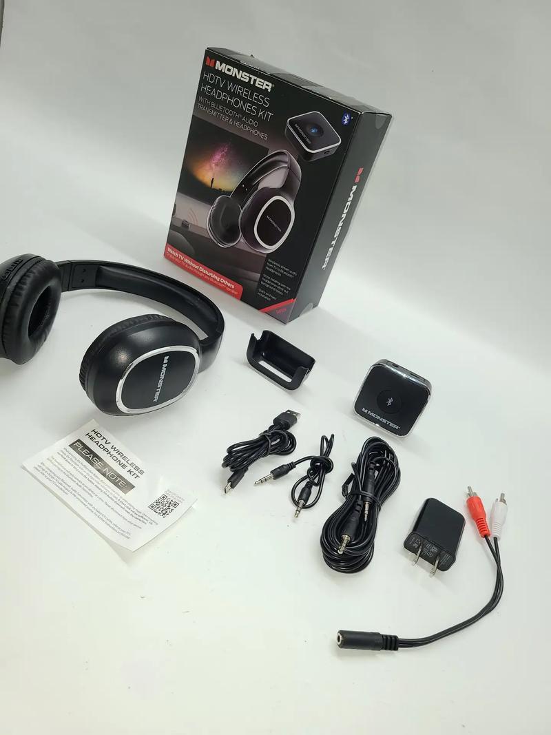 MONSTER MTH91001BLK HDTV Wireless Headphones Kit User Manual Manuals