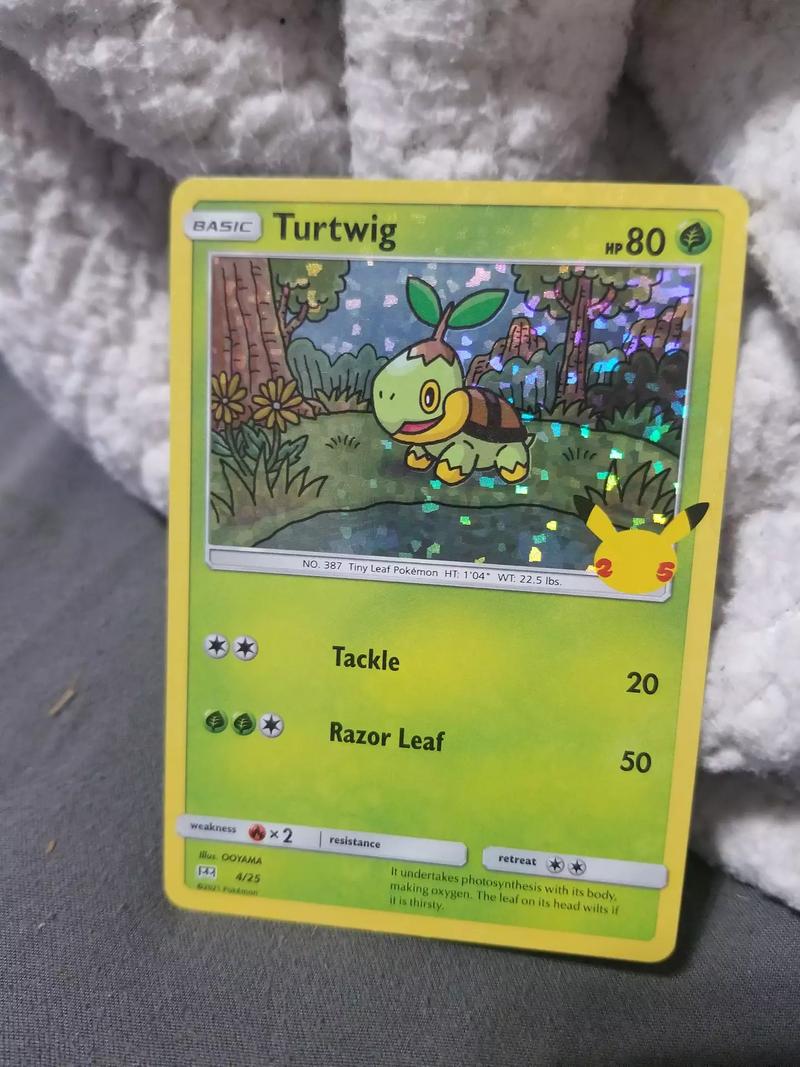 Turtwig McDonalds Pokemon Promo HOLO Card 4/25 - 25th Anniversary for sale  in Houston, TX - 5miles: Buy and Sell