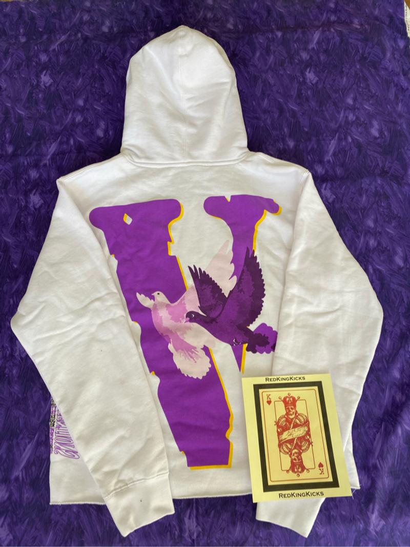 Vlone Good Intentions Hoodie White Vlone Doves Purple Hoodie Nav X