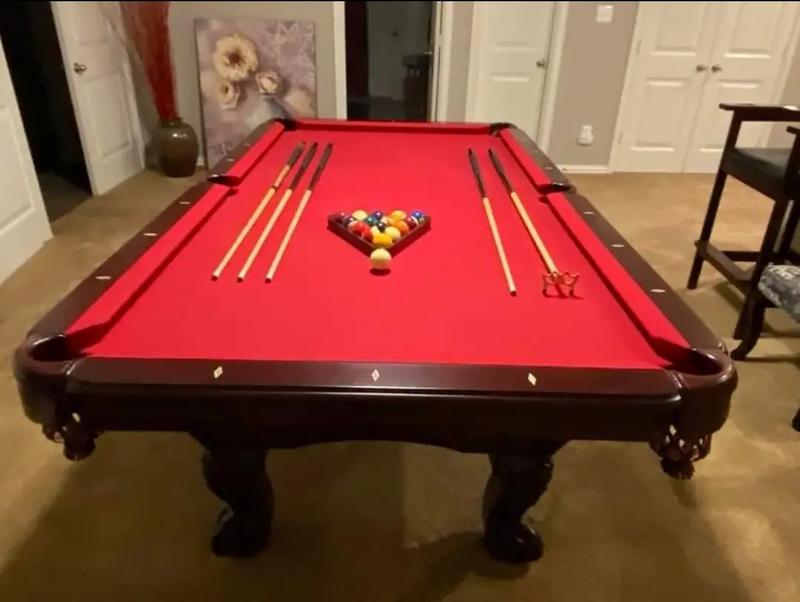 8 Foot Pool Table (Delivered and Installed) for sale in Fort Worth, TX