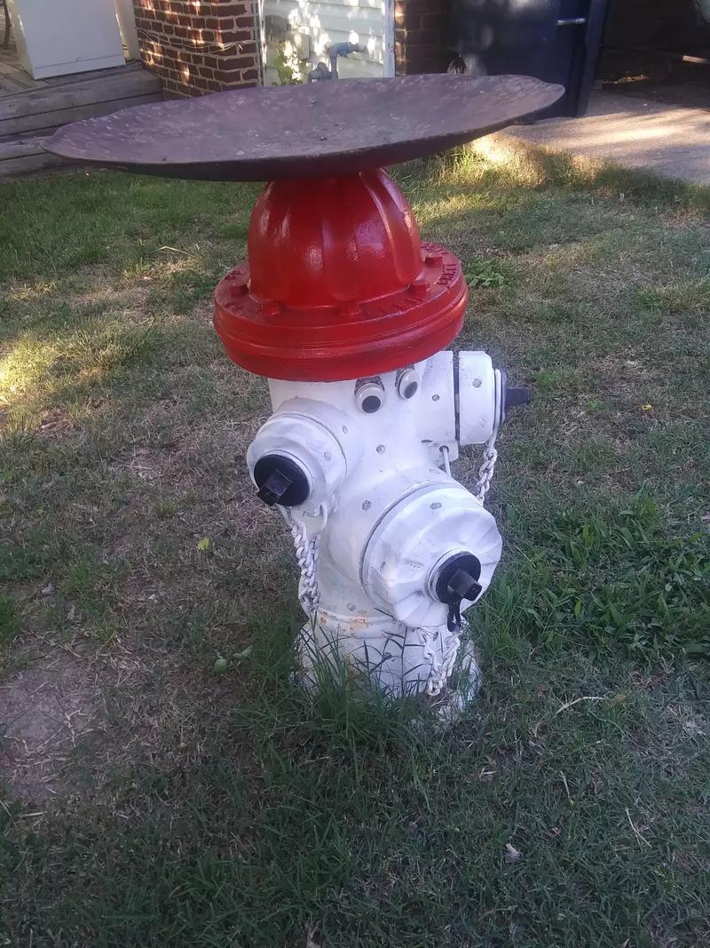 1966 Fire Hydrant yard art Bird Bath (Heavy) for sale in Chattanooga