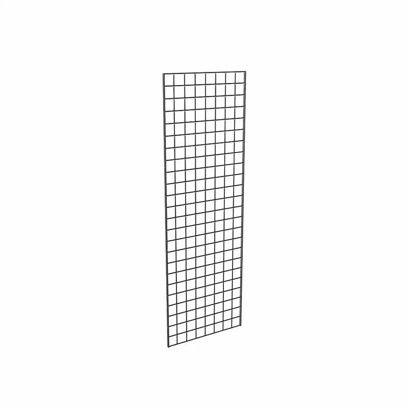 Econoco72 in. H x 24 in. W Black Metal Wire Grid Wall Panel Set for