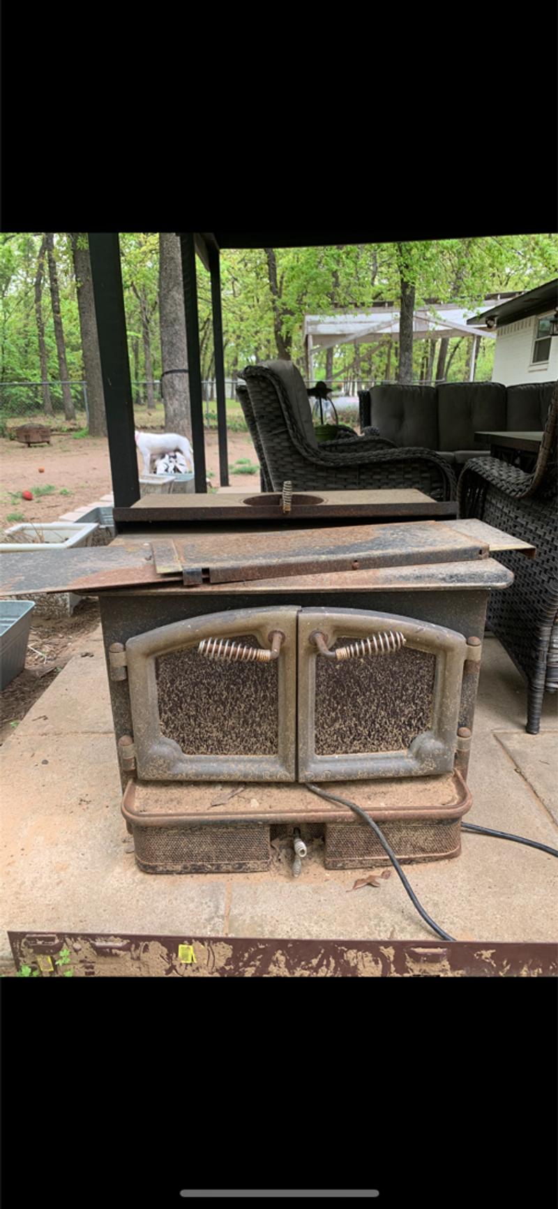 FREE large metal furnace for sale in Burleson, TX 5miles Buy and Sell