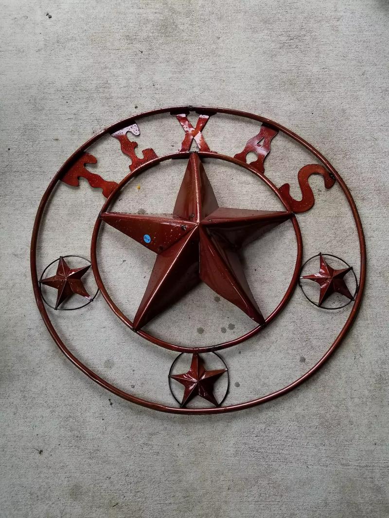 Metal TEXAS Star Wall Decoration for sale in Wylie, TX 5miles Buy