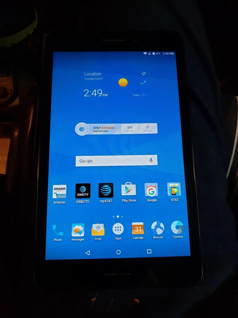 ZTE K88 Trek 2 8" tablet HD AT&T 16GB Wifi 4G GSM LTE Unlocked Android