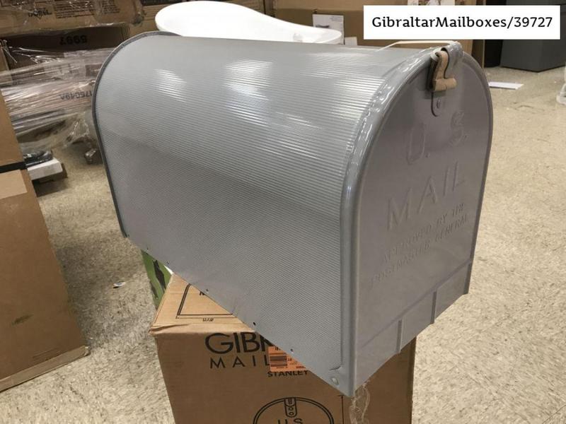 Gibraltar Mailboxes Stanley Extra Large, Steel, Post Mount Mailbox