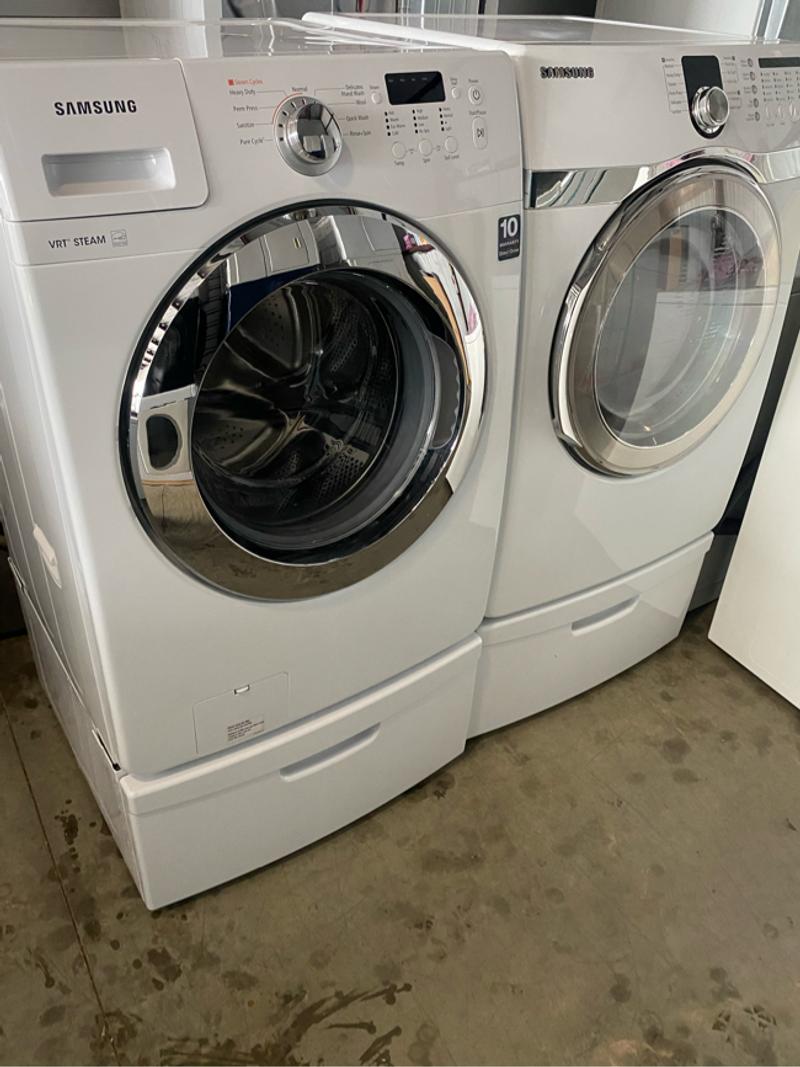 Front load Samsung washer and front load dryer electric for sale in