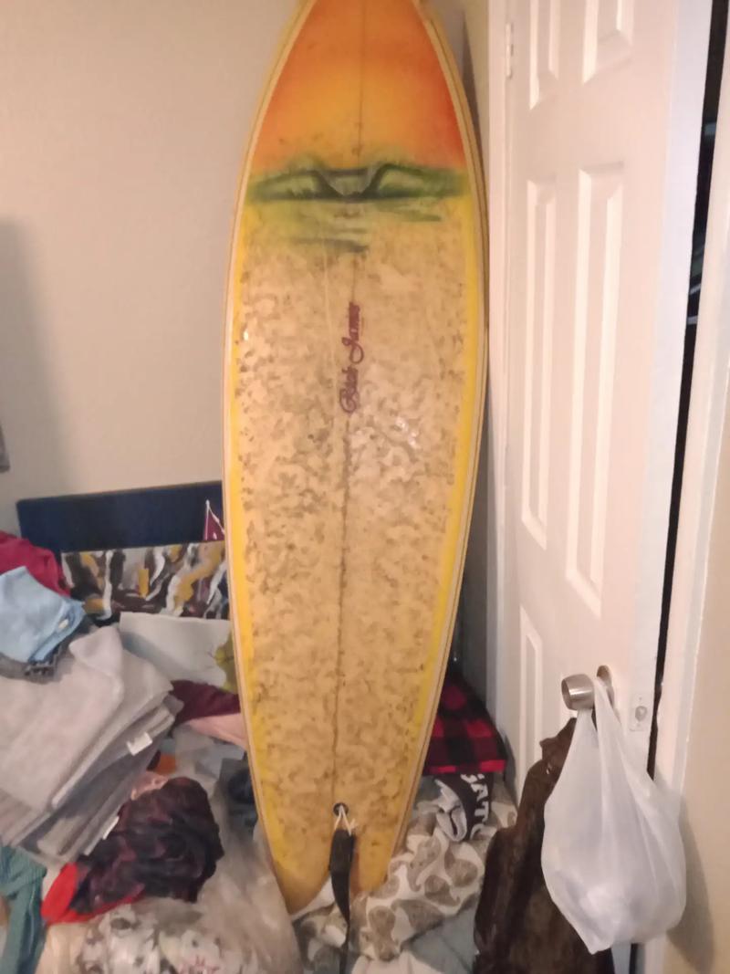 Surfboard by Rick James for sale in Galveston, TX 5miles Buy and Sell