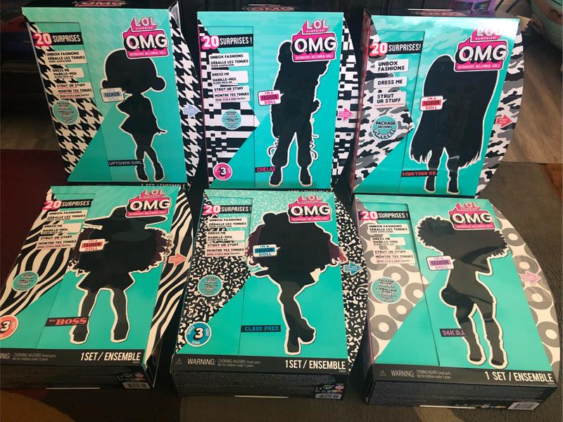 LOL Surprise OMG Dolls, Uptown Girl/Chillax/Downtown BB/DA Boss/ Class