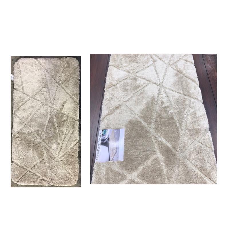 Riviera Home Ultra Plush Luxurious Memory Foam Spa Bathroom Rug Tan for sale in Stafford, TX