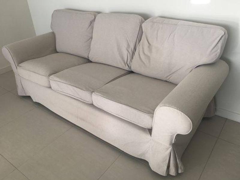 Ikea Ektorp Sofa Lofallet beige (light beige / off white) for sale in